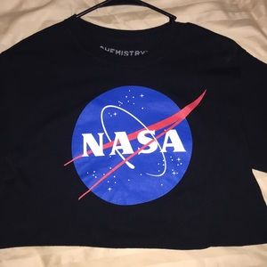 boxy NASA crop top